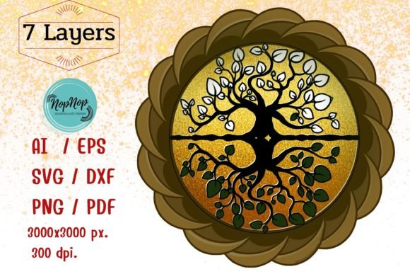 3D Mandala Tree: A 3D SVG Shapes Review for Branding