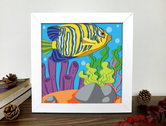 Fish Shadow Box 3D Svg Review for Brand Visuals