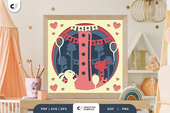 Letters I Baby Girl Alphabet 3D Papercut Review for Designers