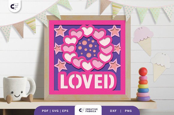 Loved Heart Shape 3D Paper Cut Review