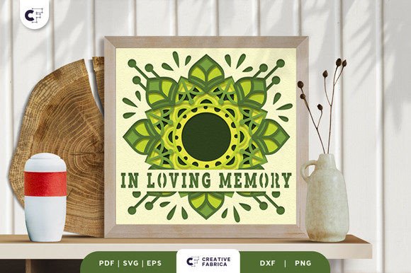 Memorial 3D Shadow Box Paper Cut SVG Review