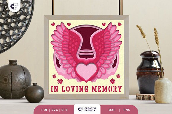 Memorial Wings Shape 3D Light Box Review