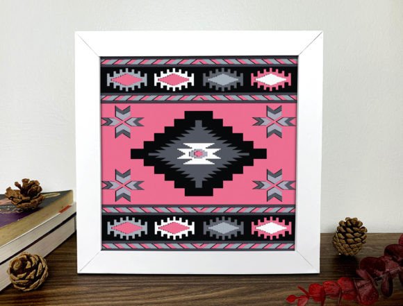 Pattern Western Shadow Box 3D Svg Review