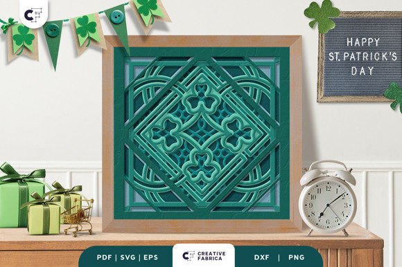 St. Patrick s Celtic Knot 3D Layer Paper Review