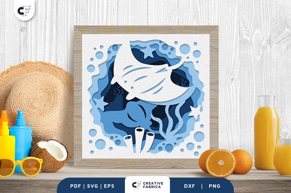 Stingray 3D Shadow Box Papercut: A Designer's Review